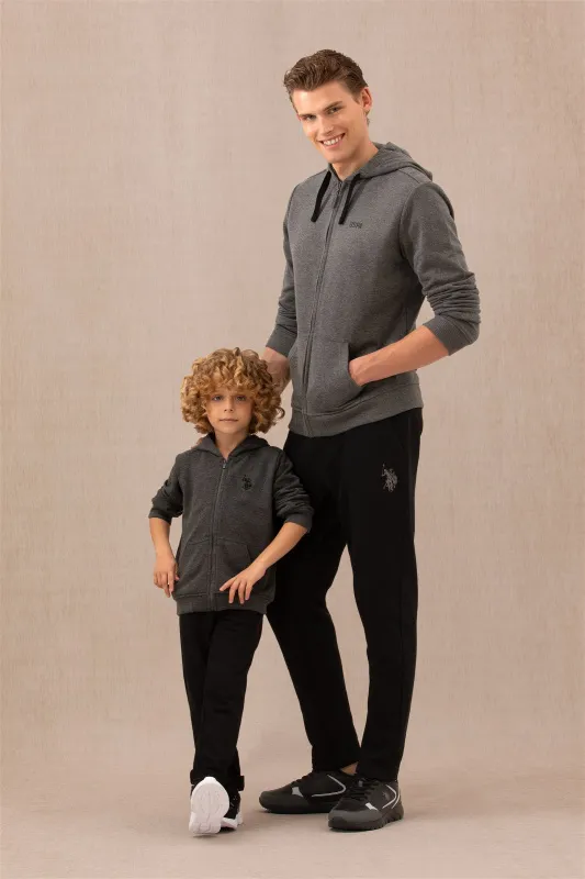 Толстовка на молнии с капюшоном для мальчиков - G083SZ0820ERMANKIDS23K-E Толстовка муж. детс. (VR081, 8_9)