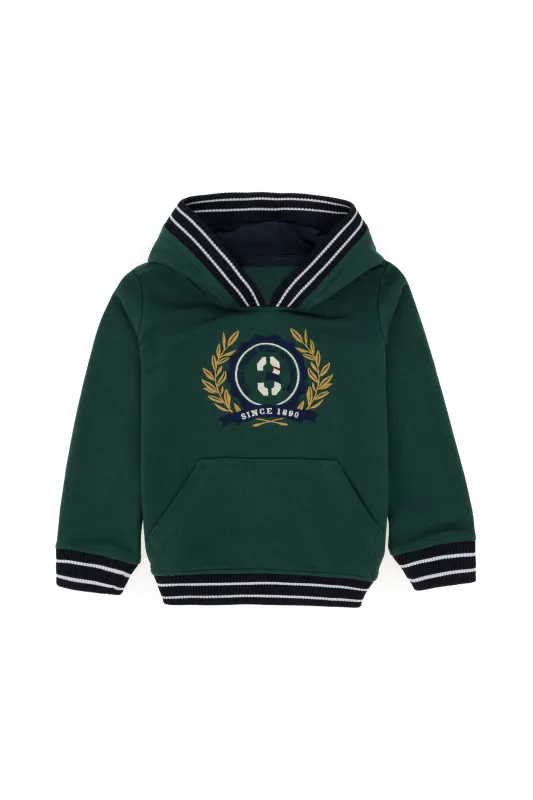 Худи с вышивкой для мальчиков - G083SZ0820RC_MAWKAKIDS Толстовка муж. детс. (VR079, 3_4)