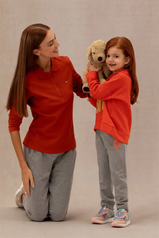 Поло с длинным рукавом из хлопка - G082SZ0820TPG23K-E Толстовка жен. (VR031, XS)