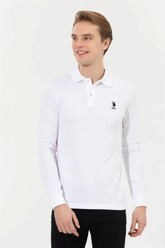 Поло с длинным рукавом из хлопка - G081SZ0820TP03SK022 Толстовка муж. (VR013, 2XL)