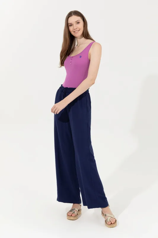Брюки на кулиске широкие - G082SZ0780REYNA Брюки жен. (VR033, 40)