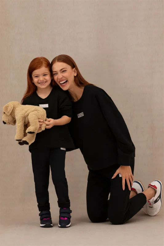 Свитшот с нашивкой для девочек - G084SZ0820CANBYKIDS23K-E Толстовка жен. детс. (VR046, 9_10)