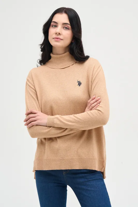 Водолазка из хлопка свободная - G082SZ0TK0ORINAB-R BSK23 Кофта жен. (VR123, 2XS)