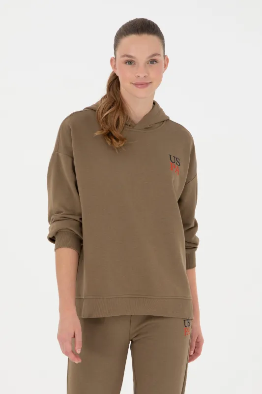 Худи с надписью - G082GL0820RC_GREEN Толстовка жен. (VR027, XL)