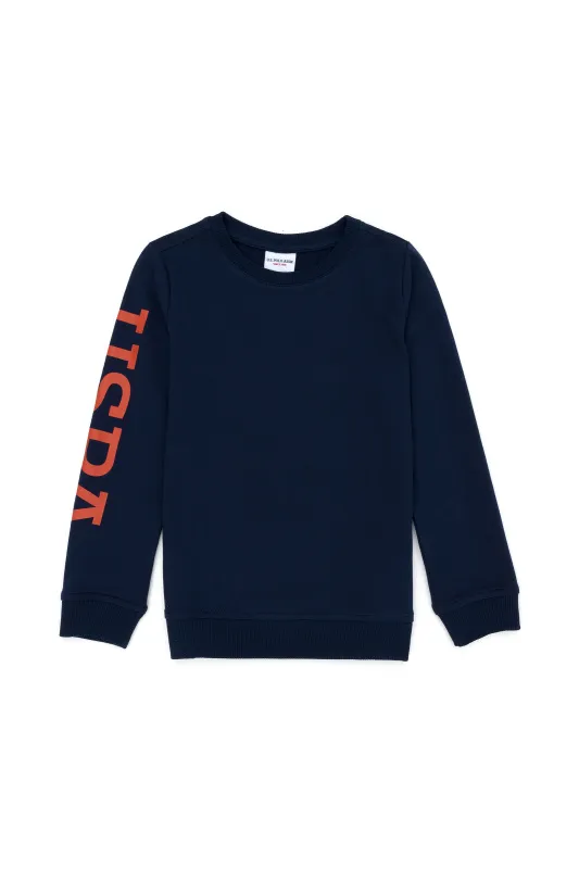 Свитшот с надписью на рукаве для мальчиков - G083SZ0820ONIGIRI-E Толстовка муж. детс. (VR033, 13_14)