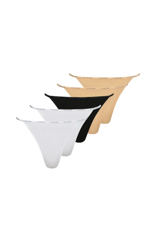 Комплект трусов стринги, 5 пар - I082SZ0IA067003 Нижнее белье жен. (VR013, 36)