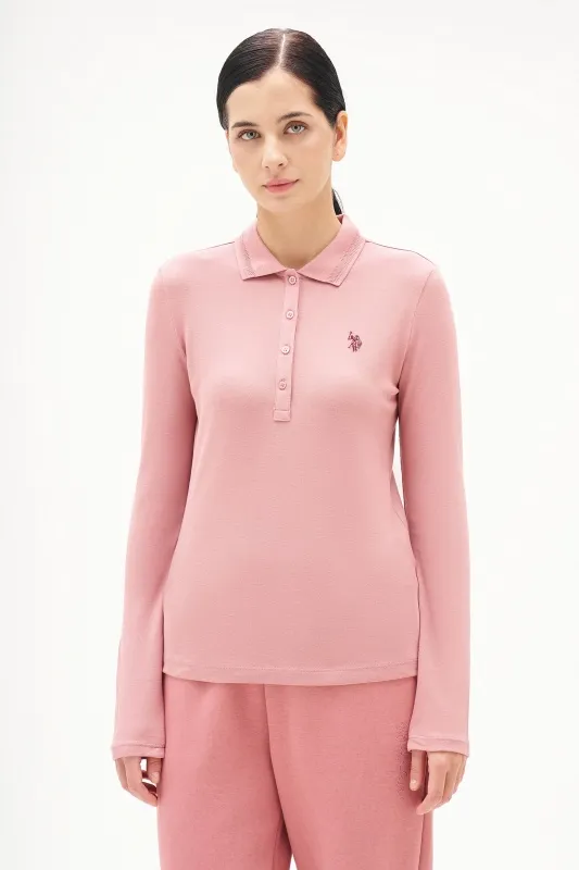 Поло с длинным рукавом из хлопка - G082SZ0820ART_TPG_SK025 Толстовка жен. (VR221, XS)