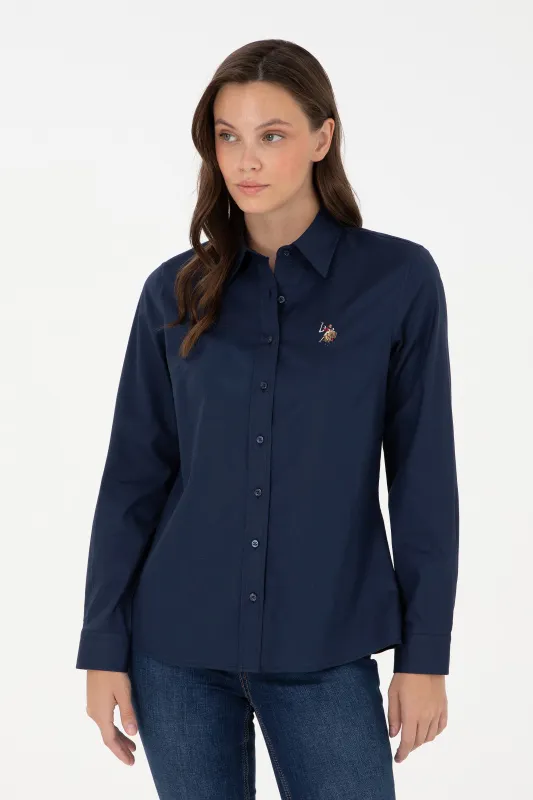 Рубашка из хлопка приталенная - G082SZ0040CRISCOLOR024K Сорочка жен. (VR033, 34)
