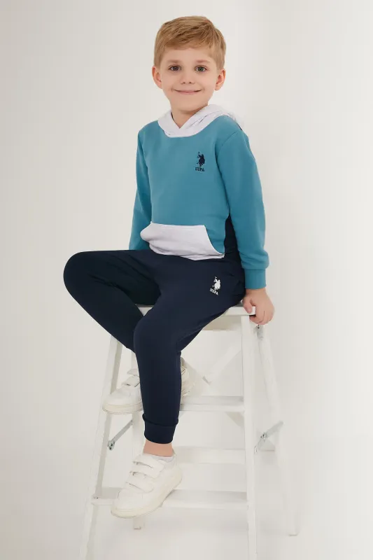 Спортивный костюм на флисе худи и брюки для мальчиков - G083SZ0HF0US1507 Костюм дом. муж. детс. (VR212, 9-10)