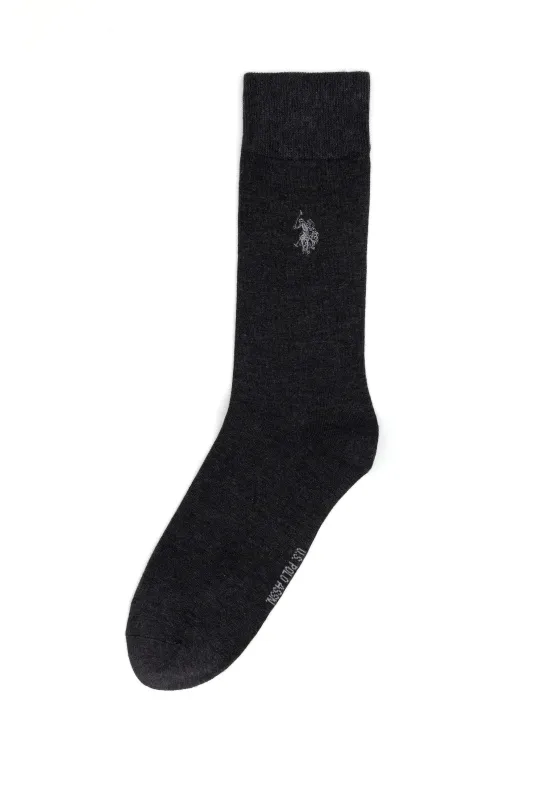 Носки высокие однотонные - A081SZ013P01MICROERICIY24 Носки муж. (VR081)