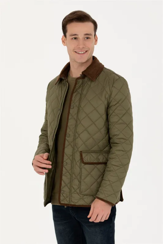 Куртка стеганая с отложным воротником - G081SZ0MS0NUCK23K Куртка муж. (VR027, 48)