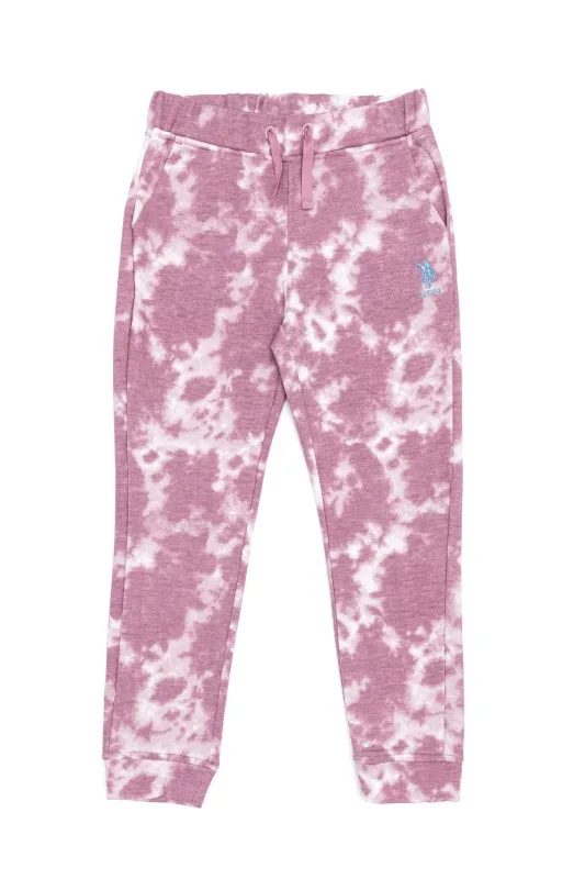 Спортивные брюки хлопковые для девочек - G084SZ0OP0KESAKIDS Брюки спорт. жен. детс. (VR224, 5_6)