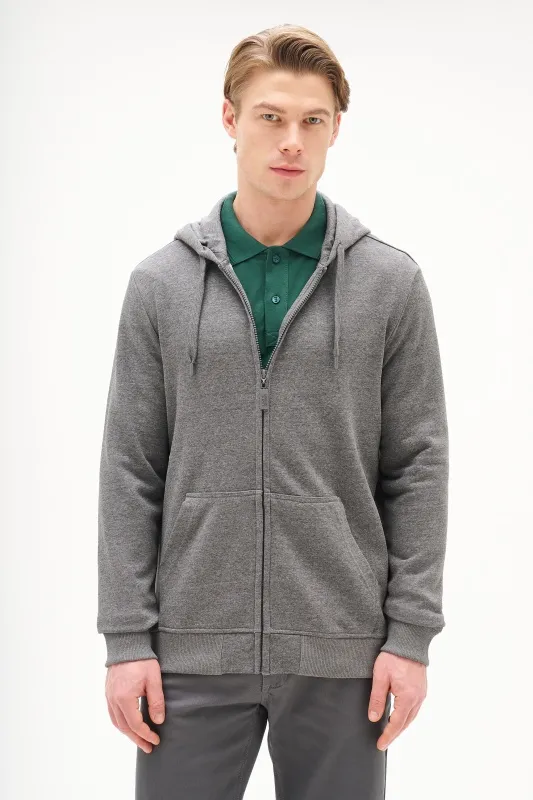 Толстовка на молнии с капюшоном - G081SZ0820ART_OUTGARMANSK25 Толстовка муж. (VR081, XS)