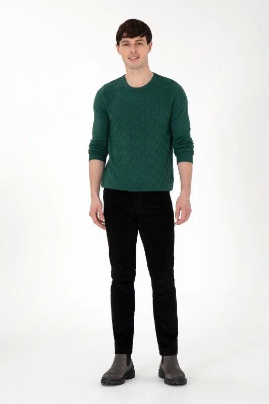 Брюки вельветовые зауженные - G081SZ0780CORDUROY24K Брюки муж. (VR046, 40, 34)