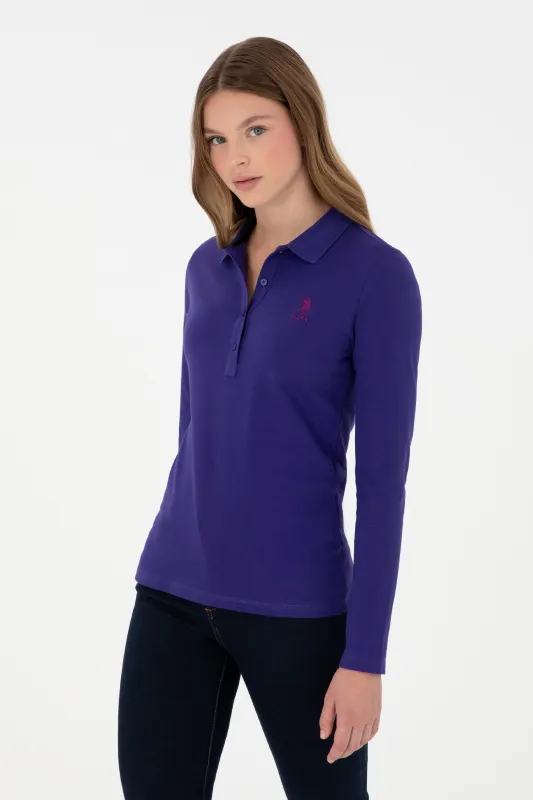 Поло с длинным рукавом из хлопка - G082SZ0820TPG_SK024 Толстовка жен. (VR038, XS)