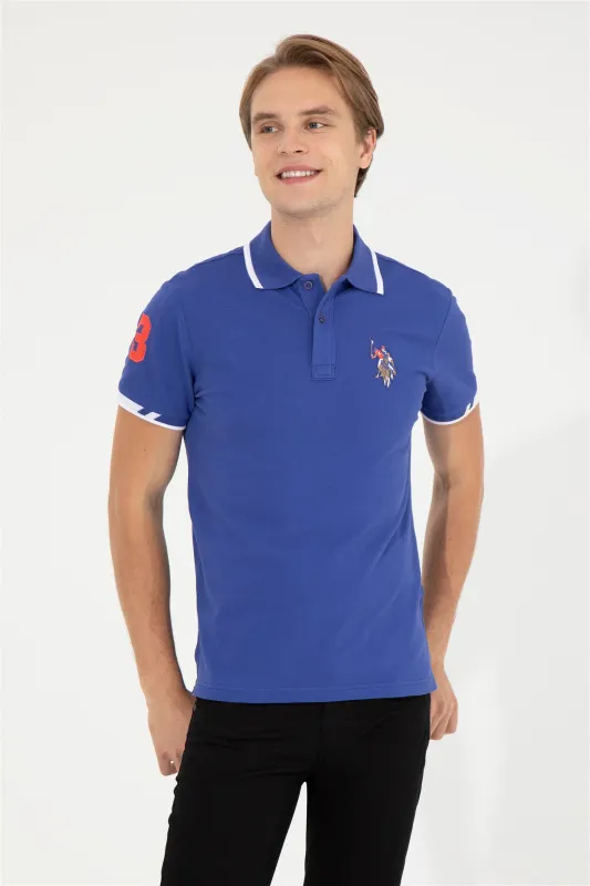 Футболка-поло из хлопка с контрастной окантовкой - G081SZ0110SD01IY022 Футболка муж. (VR212, XS)