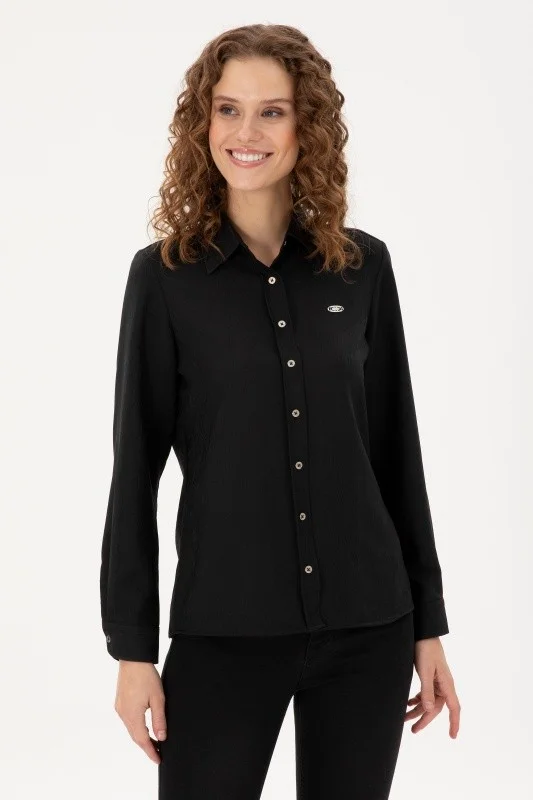 Рубашка из жатого материала прямая - G082SZ0040VISCO Сорочка жен. (VR046, 34)