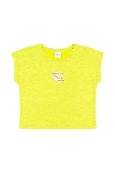 Футболка из модала с принтом для девочек - G084SZ0110PEXI_SKIDS Футболка жен. детс. (VR087, 4_5)