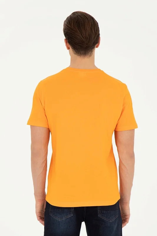 Футболка из хлопка с надписью - G081SZ0110MONRO Футболка муж. (VR051, S)