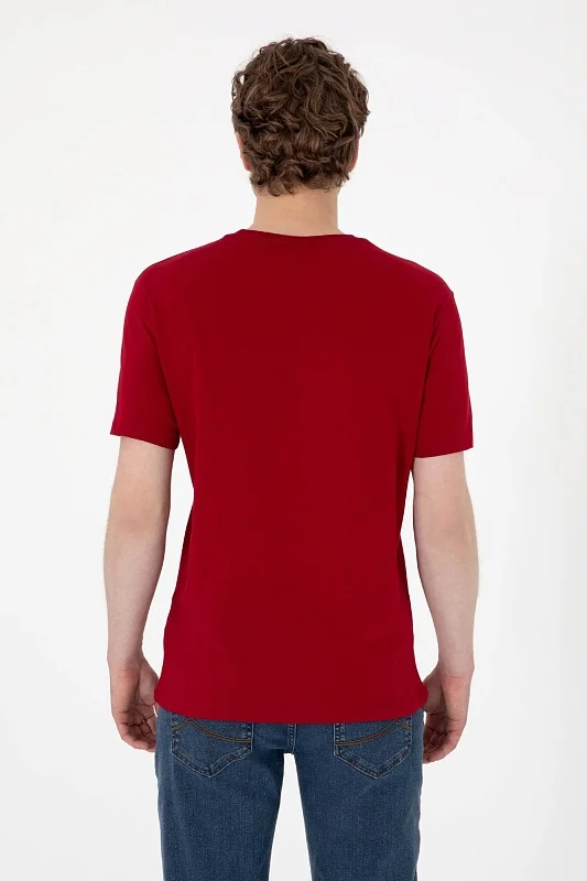 Футболка из хлопка с надписью - G081SZ0110GEARTIY025 Футболка муж. (VR014, M)