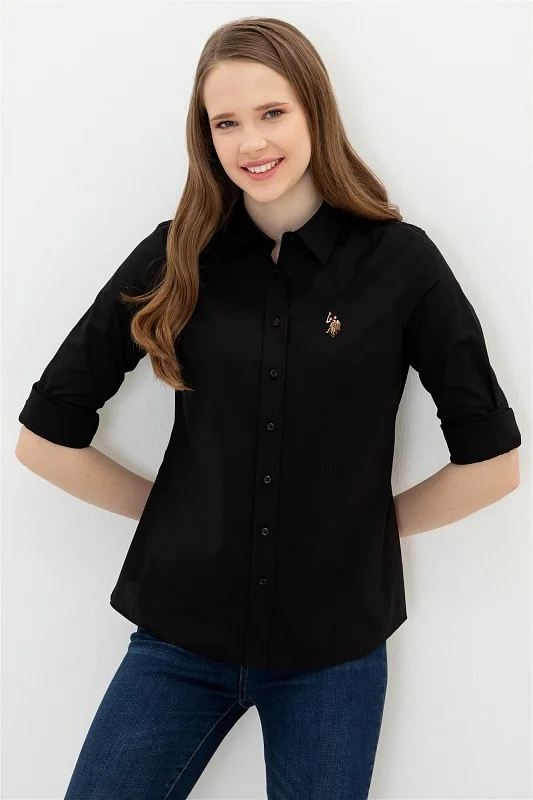 Рубашка из хлопка приталенная - G082SZ0040CRISCOLOR22Y Сорочка жен. (VR046, 36)