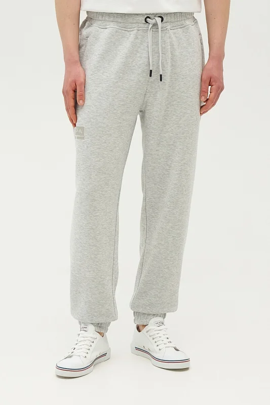 Спортивные брюки на манжетах - G081SZ0OP0NUTEL_R Брюки спорт. муж. (VR001, L)