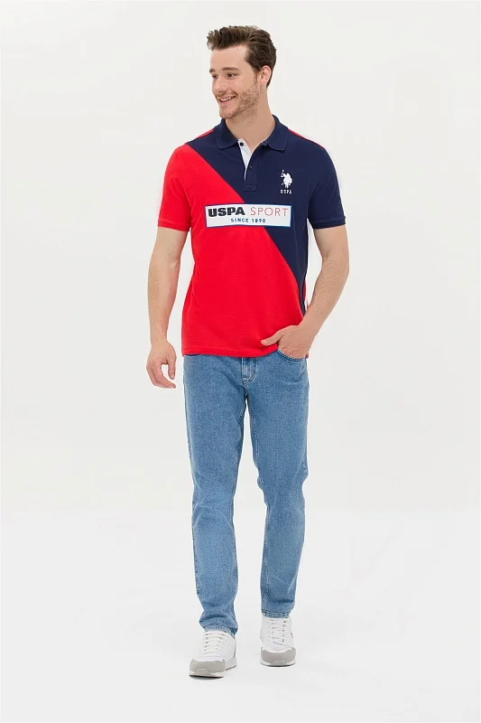 Футболка-поло из хлопка с принтом - G081SZ0110T-JOPEL Футболка муж. (VR030, S)