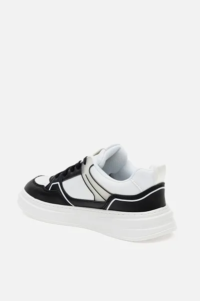 Кеды из экокожи комбинированные - S081SZ0330E_Y25LAGGEN_SNKR Обувь муж. (VR046, 45)