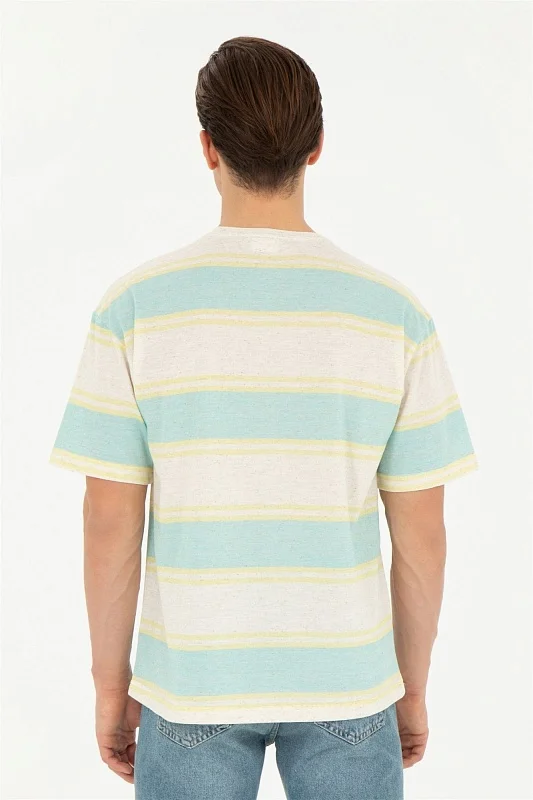 Футболка из хлопка с надписью - G081SZ0110AFKA Футболка муж. (VR090, XL)