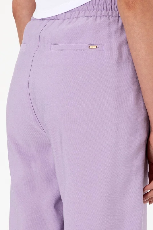 Брюки на кулиске широкие - G082SZ0780ECOLE Брюки жен. (VR034, 42)