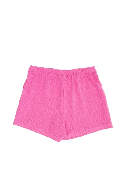 Шорты из вискозы с декоративными пуговицами для девочек - G084SZ0OS0PELKE Брюки спорт. жен. детс. (VR041, 3_4)