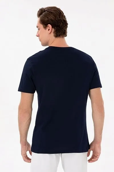 Футболка из хлопка с надписью - G081SZ0110GEARTIY025 Футболка муж. (VR033, L)