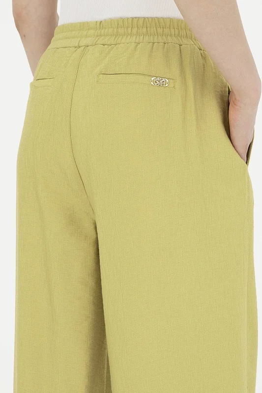 Брюки на кулиске с разрезами - G082SZ0780SAYNO Брюки жен. (VR087, 38)