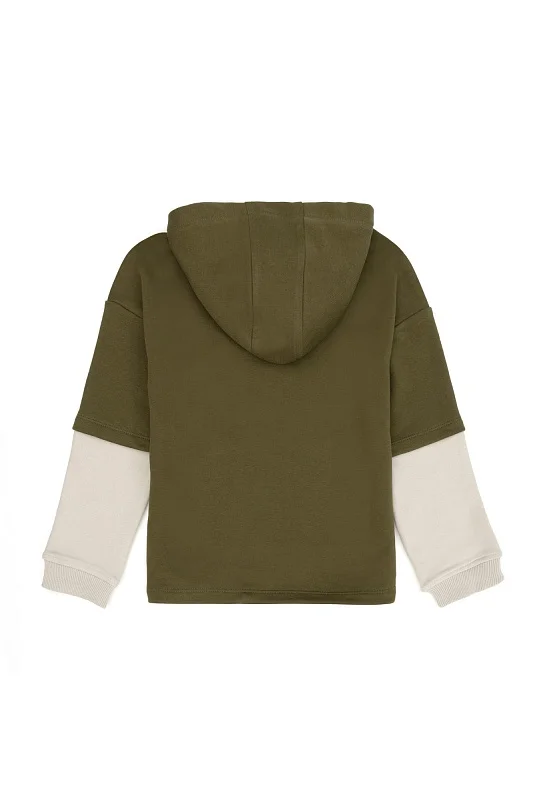 Худи с принтом для мальчиков - G083SZ0820RC-MUKAKIDS Толстовка муж. детс. (VR027, 8_9)