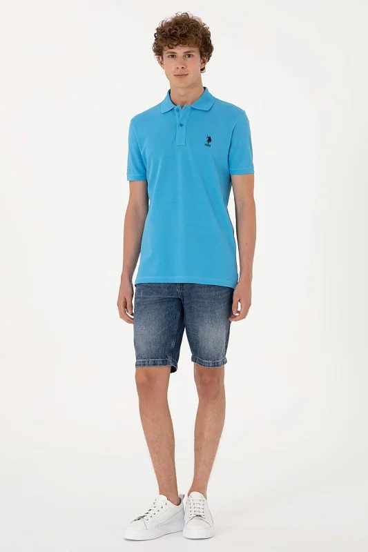 Футболка-поло из хлопка с логотипом - G081SZ0110TP04IY025 Футболка муж. (VR093, XL)