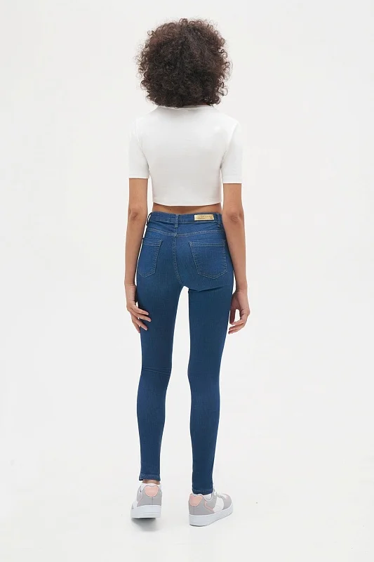 Футболка из хлопка укороченная - G082SZ0110R_PRUE Футболка жен. (VR019, XS)