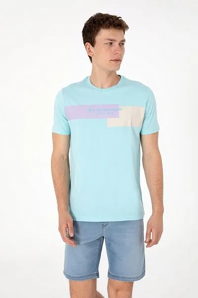 Футболка из хлопка с принтом - G081SZ0110SENKA Футболка муж. (VR007, XS)