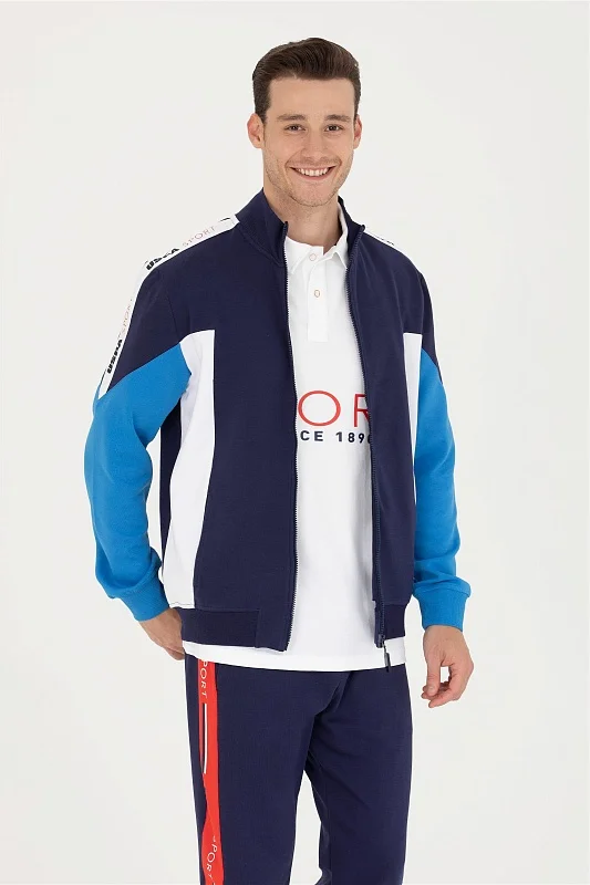 Толстовка на молнии без капюшона - G081SZ0820RC-BODEN Толстовка муж. (VR033, 5XL)