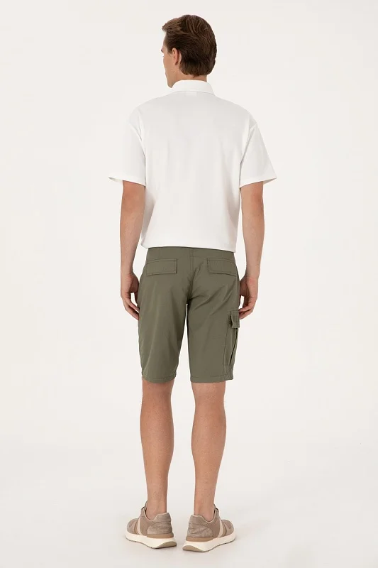 Шорты карго из хлопка - G081SZ0310CURVIS Бермуды муж. (VR111, 31)
