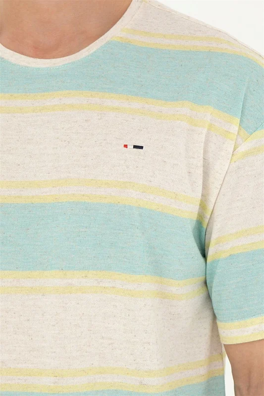 Футболка из хлопка с надписью - G081SZ0110AFKA Футболка муж. (VR090, XL)