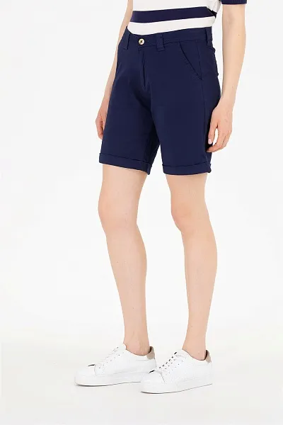 Шорты с хлопком - G082SZ0310CLEA23Y Бермуды жен. (VR033, 34)