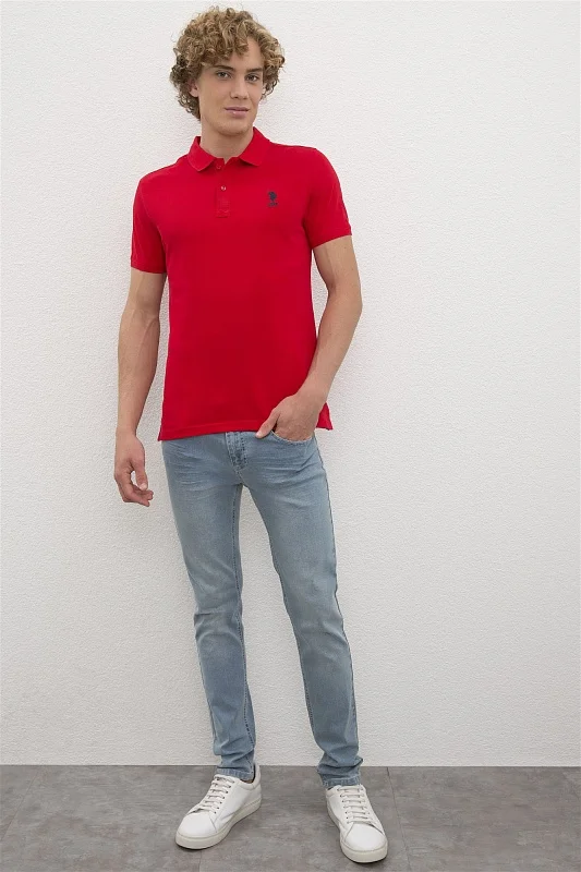 Футболка-поло из хлопка - G081SZ0110TP20 Футболка муж. (VR030, XS)