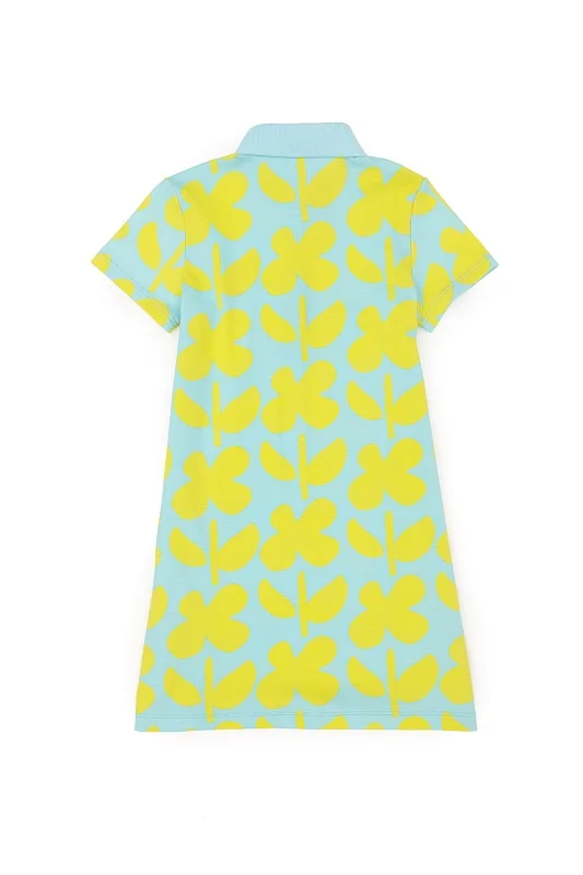 Платье-поло с принтом для девочек - G084SZ0750SELIA Платье жен. детс. (VR090, 5_6)