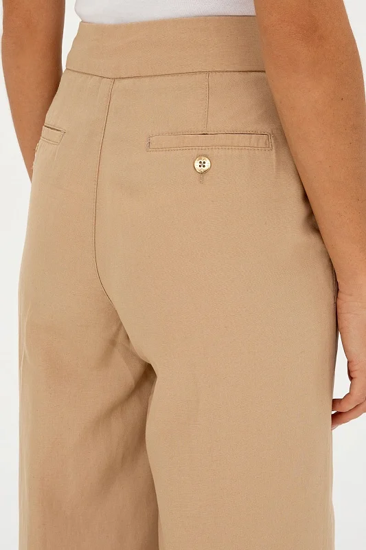 Брюки с добавлением льна - G082SZ0780SEMAY Брюки жен. (VR085, 40)