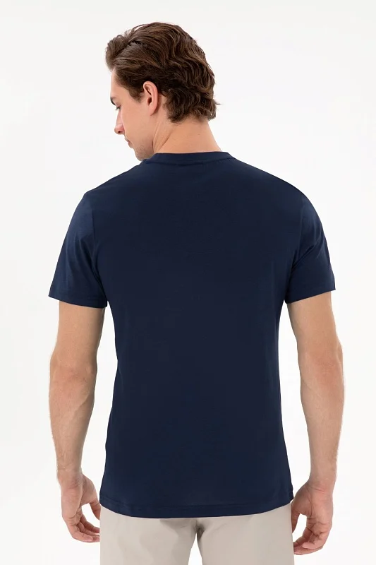 Футболка из хлопка с логотипом - G081SZ0110TS01IY025 Футболка муж. (VR033, 2XL)