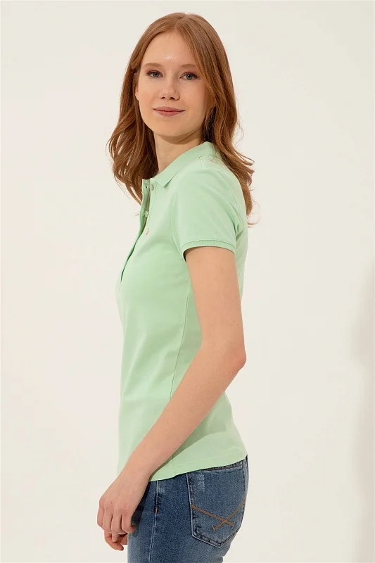Футболка-поло из хлопка - G082SZ0110TP0122-OML Футболка жен. (VR090, XS)