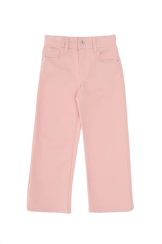 Джинсы прямые для девочек - G084SZ0800LOTUS_P_PEMBE Джинсы жен. детс. (VR078, 4_5)