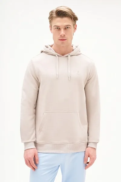 Худи с однотонным логотипом - G081SZ0820ART_OUTGUYSK25 Толстовка муж. (VR049, XS)
