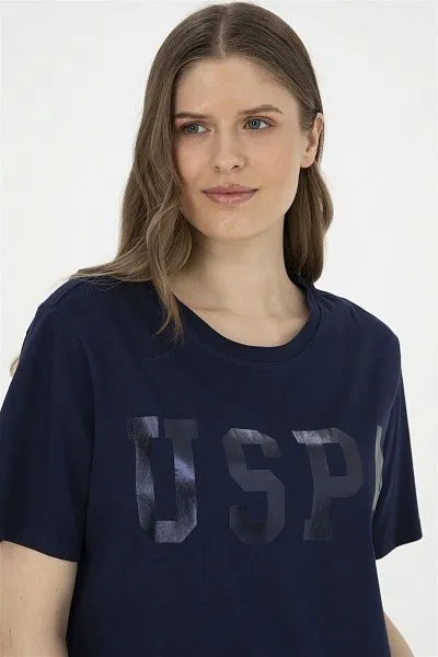 Футболка из хлопка с принтом свободная - G082SZ0110SEANIY24 Футболка жен. (VR033, 2XL)