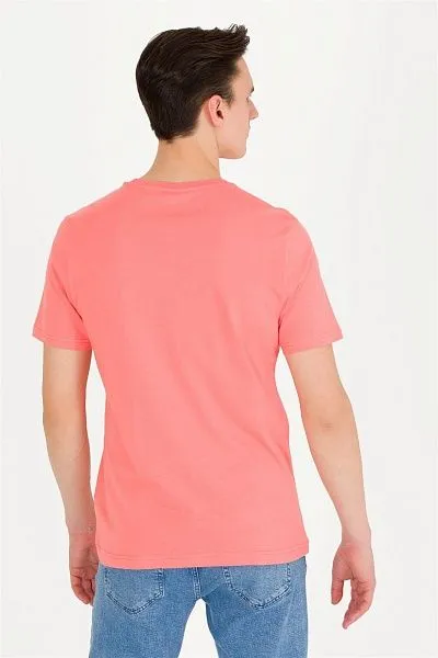 Футболка из хлопка с надписью - G081SZ0110GEARTIY023 Футболка муж. (VR047, XS)